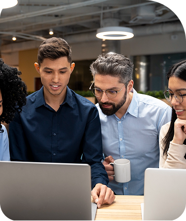 Professional team collaboration